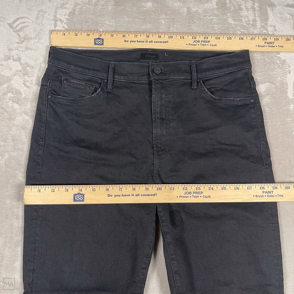 Mother Women's Jeans The Insider Crop Minimalist Casual 32 Black - Picture 6 of 10